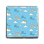 Sky Pattern Memory Card Reader (Square 5 Slot)