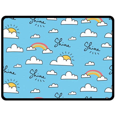 Sky Pattern Fleece Blanket (Large) from ArtsNow.com 80 x60  Blanket Front