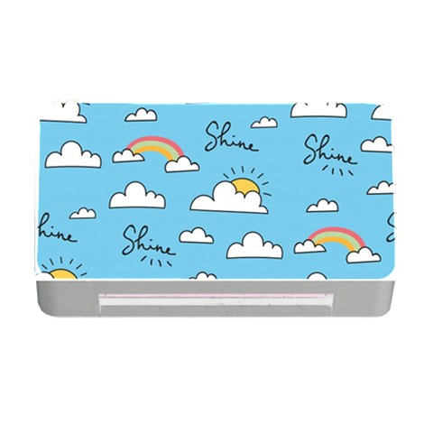 Sky Pattern Memory Card Reader with CF from ArtsNow.com Front