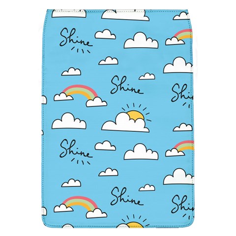 Sky Pattern Removable Flap Cover (L) from ArtsNow.com Front