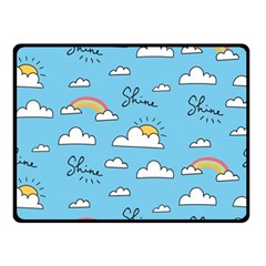 Sky Pattern Two Sides Fleece Blanket (Small) from ArtsNow.com 45 x34  Blanket Front