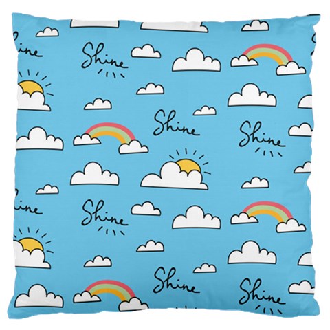Sky Pattern Standard Premium Plush Fleece Cushion Case (Two Sides) from ArtsNow.com Front