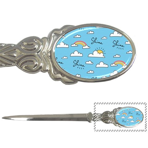 Seamless Pattern Vector Owl Cartoon With Bugs Letter Opener from ArtsNow.com Front