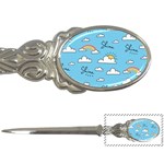 Seamless Pattern Vector Owl Cartoon With Bugs Letter Opener