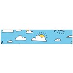Sky Pattern Small Premium Plush Fleece Scarf