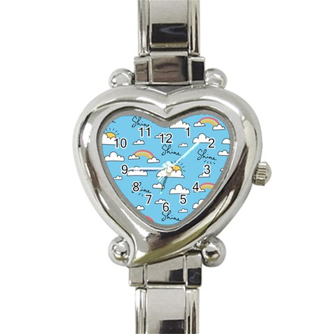 Seamless Pattern Vector Owl Cartoon With Bugs Heart Italian Charm Watch from ArtsNow.com Front