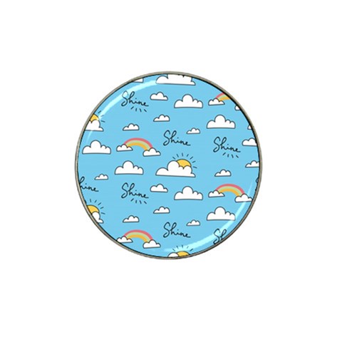 Seamless Pattern Vector Owl Cartoon With Bugs Hat Clip Ball Marker (4 pack) from ArtsNow.com Front