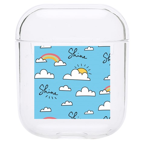 Sky Pattern Hard PC AirPods 1/2 Case from ArtsNow.com Front