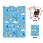 Seamless Pattern Vector Owl Cartoon With Bugs Playing Cards Single Design (Rectangle)