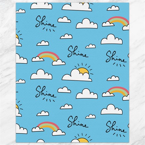Seamless Pattern Vector Owl Cartoon With Bugs Canvas 16  x 20  from ArtsNow.com 15.75 x19.29  Canvas - 1