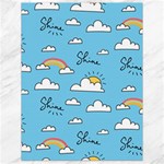 Seamless Pattern Vector Owl Cartoon With Bugs Canvas 18  x 24 