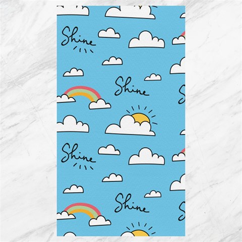 Seamless Pattern Vector Owl Cartoon With Bugs Canvas 40  x 72  from ArtsNow.com 39.28 x69.23  Canvas - 1