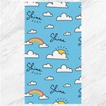 Seamless Pattern Vector Owl Cartoon With Bugs Canvas 40  x 72 