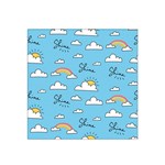 Sky Pattern Satin Bandana Scarf 22  x 22 