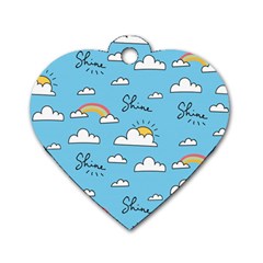 Seamless Pattern Vector Owl Cartoon With Bugs Dog Tag Heart (Two Sides) from ArtsNow.com Back