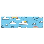 Sky Pattern Oblong Satin Scarf (16  x 60 )