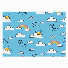 Seamless Pattern Vector Owl Cartoon With Bugs Large Glasses Cloth (2 Sides) from ArtsNow.com Back