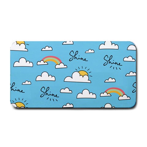 Seamless Pattern Vector Owl Cartoon With Bugs Medium Bar Mat from ArtsNow.com 16 x8.5  Bar Mat