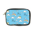 Seamless Pattern Vector Owl Cartoon With Bugs Coin Purse