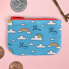 Seamless Pattern Vector Owl Cartoon With Bugs Mini Coin Purse from ArtsNow.com Front
