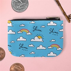 Seamless Pattern Vector Owl Cartoon With Bugs Mini Coin Purse from ArtsNow.com Back