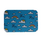 Sky Pattern Open Lid Metal Box (Silver)  