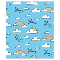 Sky Pattern Drawstring Pouch (XS) from ArtsNow.com Front