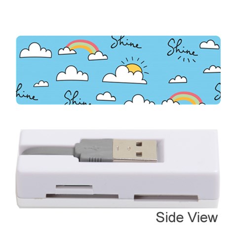 Seamless Pattern Vector Owl Cartoon With Bugs Memory Card Reader (Stick) from ArtsNow.com Front