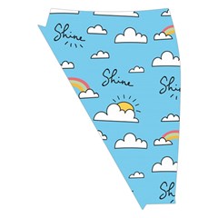 Sky Pattern Midi Wrap Pencil Skirt from ArtsNow.com Front Left