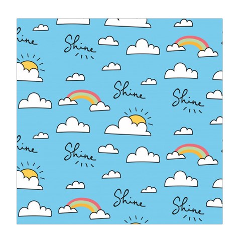 Seamless Pattern Vector Owl Cartoon With Bugs Duvet Cover (Queen Size) from ArtsNow.com Front