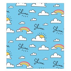 Seamless Pattern Vector Owl Cartoon With Bugs Duvet Cover Double Side (King Size) from ArtsNow.com Back