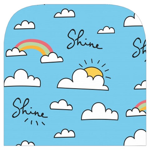 Seamless Pattern Vector Owl Cartoon With Bugs Toiletries Pouch from ArtsNow.com Cover