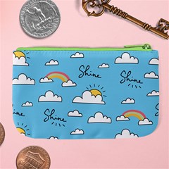 Seamless Pattern Vector Owl Cartoon With Bugs Large Coin Purse from ArtsNow.com Back