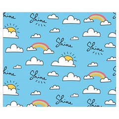 Seamless Pattern Vector Owl Cartoon With Bugs Medium Tote Bag from ArtsNow.com Back