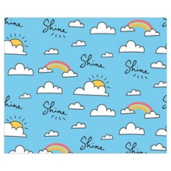 Seamless Pattern Vector Owl Cartoon With Bugs Zipper Medium Tote Bag from ArtsNow.com Back