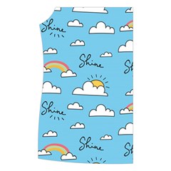 Seamless Pattern Vector Owl Cartoon With Bugs Women s Button Up Vest from ArtsNow.com Front Right