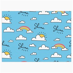 Sky Pattern Roll Up Canvas Pencil Holder (L) from ArtsNow.com Front