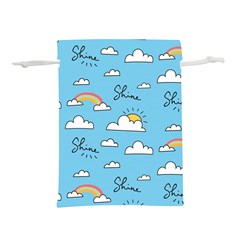 Sky Pattern Lightweight Drawstring Pouch (L) from ArtsNow.com Front