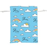 Sky Pattern Lightweight Drawstring Pouch (XL)