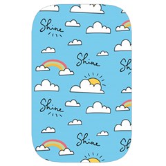 Seamless Pattern Vector Owl Cartoon With Bugs Waist Pouch (Large) from ArtsNow.com Front