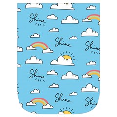 Seamless Pattern Vector Owl Cartoon With Bugs Waist Pouch (Large) from ArtsNow.com Front Pocket