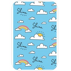 Seamless Pattern Vector Owl Cartoon With Bugs Belt Pouch Bag (Large) from ArtsNow.com Back