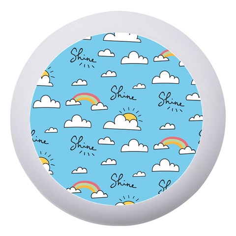 Sky Pattern Dento Box with Mirror from ArtsNow.com Front