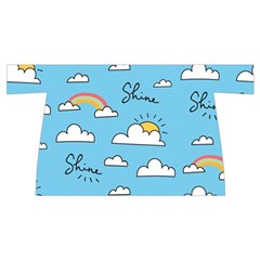 Seamless Pattern Vector Owl Cartoon With Bugs Wristlet Pouch Bag (Small) from ArtsNow.com Back