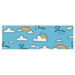 Sky Pattern Banner and Sign 6  x 2 