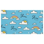 Sky Pattern Banner and Sign 7  x 4 