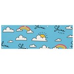 Sky Pattern Banner and Sign 9  x 3 