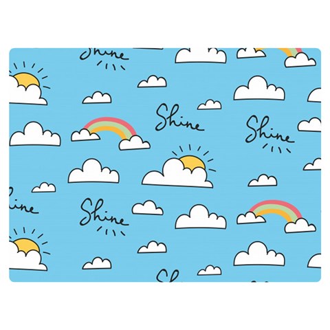 Sky Pattern Two Sides Premium Plush Fleece Blanket (Extra Small) from ArtsNow.com 40 x30  Blanket Front