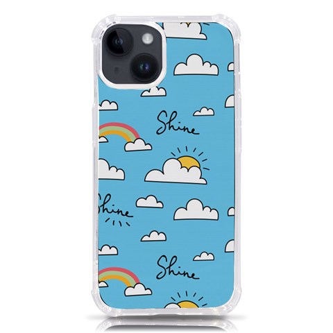 Sky Pattern iPhone 14 TPU UV Print Case from ArtsNow.com Front