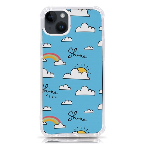 Sky Pattern iPhone 14 Plus TPU UV Print Case from ArtsNow.com Front